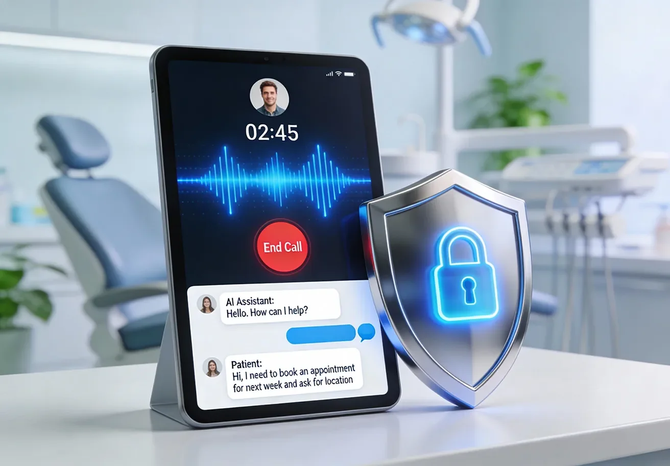 HIPAA-Compliant Dental Communication with AI
