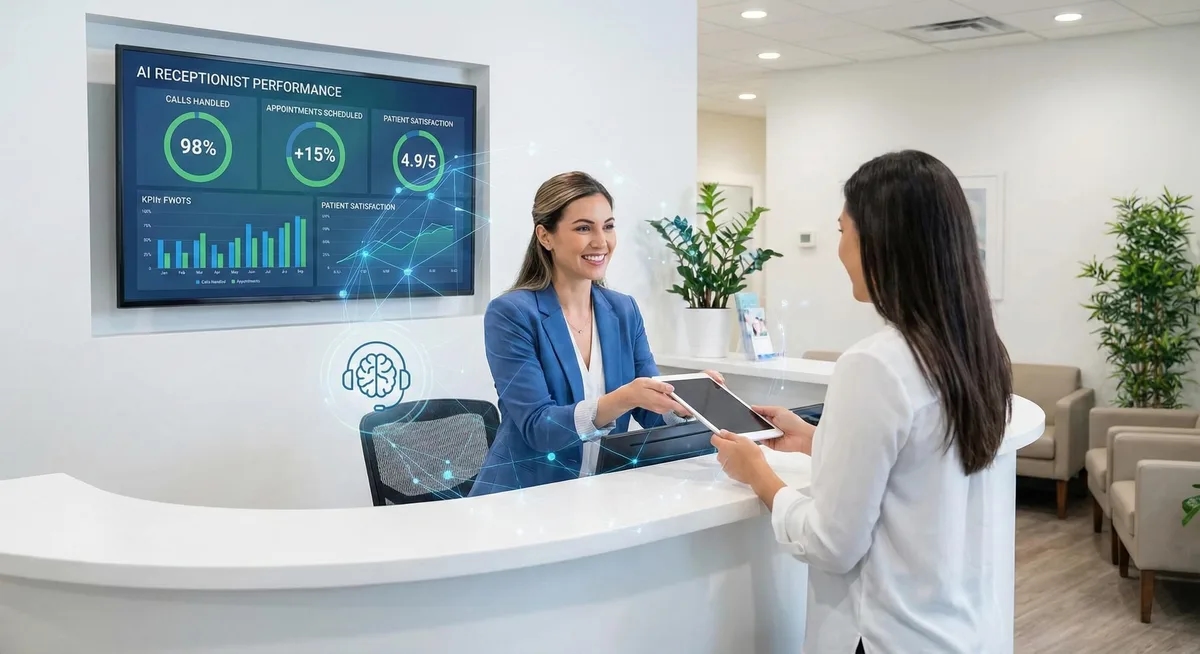 Measuring AI Receptionist Success: KPIs & ROI for Dental Offices