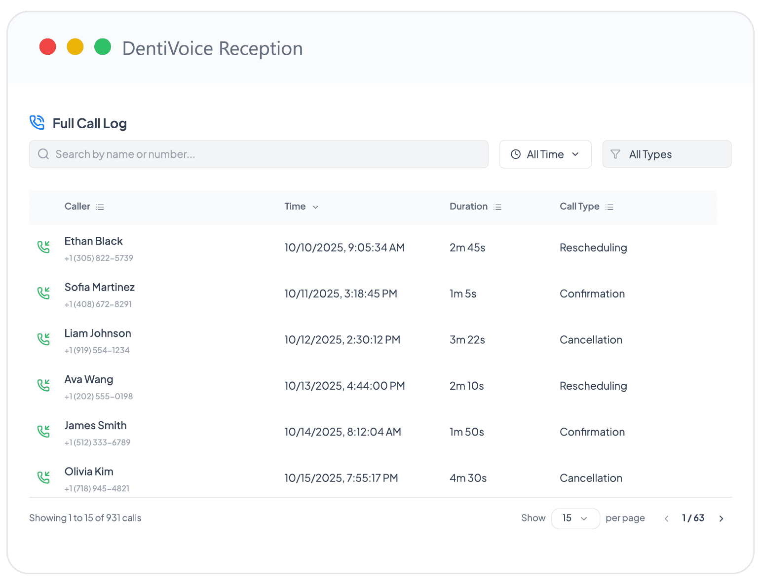 image for call history